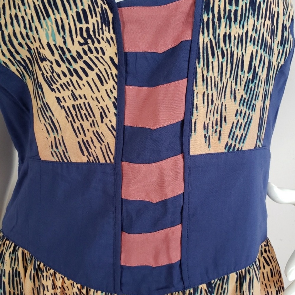 Urban Outfitters Ecotè Boho Ombré Spaghetti Strap Multicolored Mini Dress - Picture 16 of 16